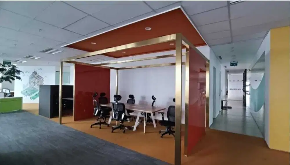 Sewa Kantor Full 1 Lt 1486 m2 di XL Axiata Tower Kuningan, Siap Huni