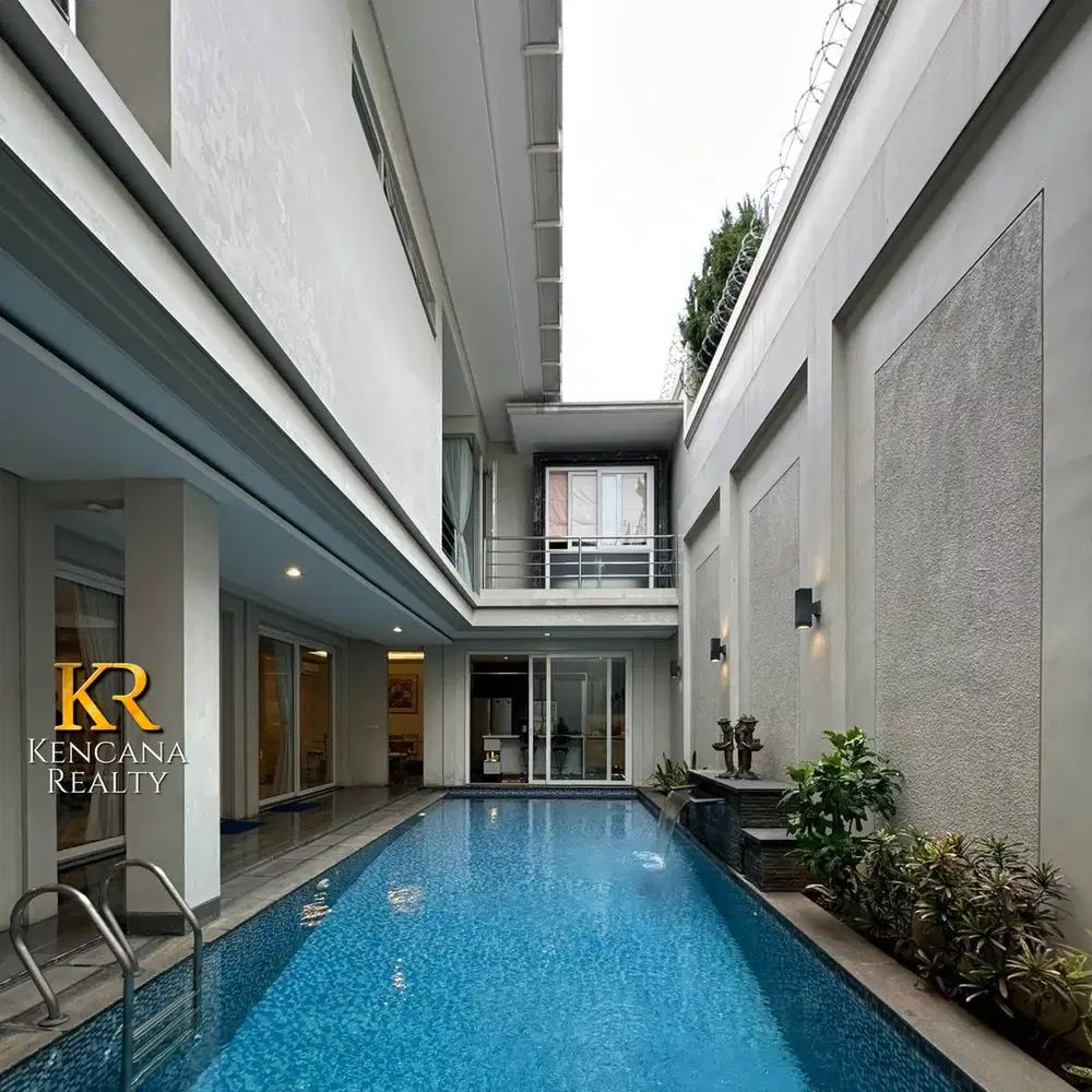 Rumah Pondok Indah Jakarta Selatan Luxury Modern Jalan Lebar