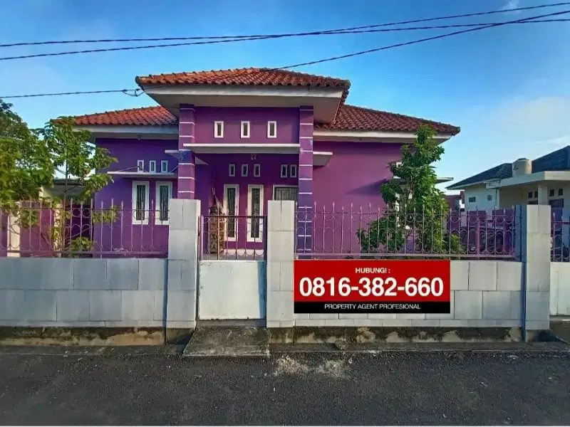 Dijual Rumah 110/300 di Kancil Putih Palembang