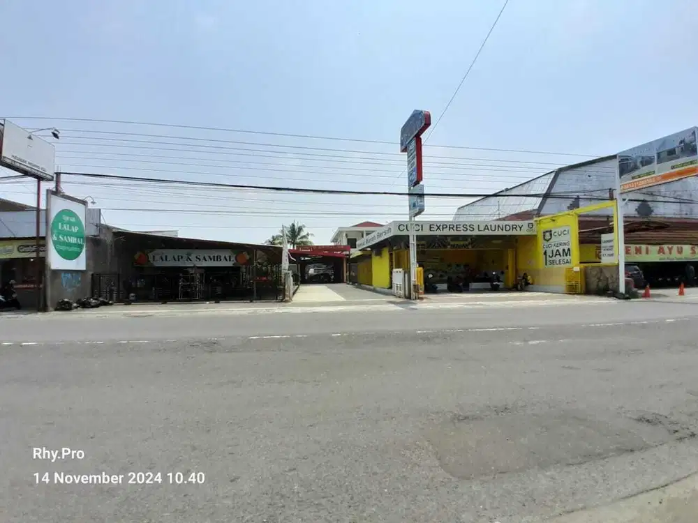 DI JUAL TANAH BONUS TEMPAT USAHA & KANTOR SIAP PAKAI MANGKU JALAN ASPAL DI TAJEM