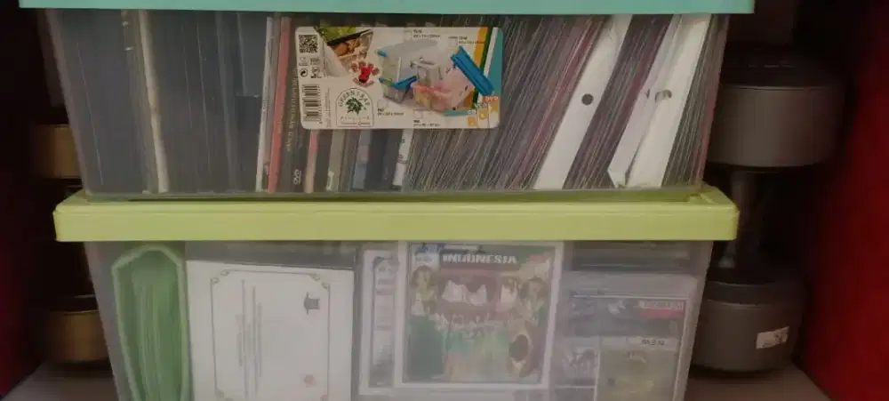 Kaset VCD + DVD bekas