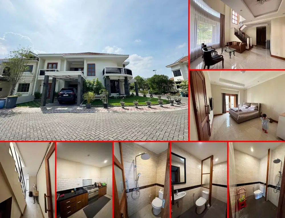 Rumah Dijual HOOK Perumahan Floraya, Margorejo - Surabaya Selatan