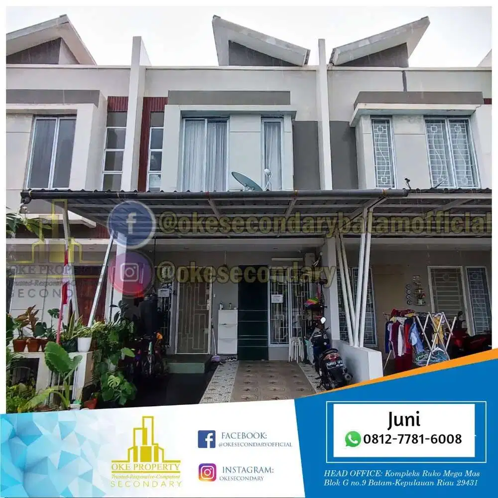 DI JUAL RUMAH SEMI FURNISHED , SIAP HUNI LANGSUNG