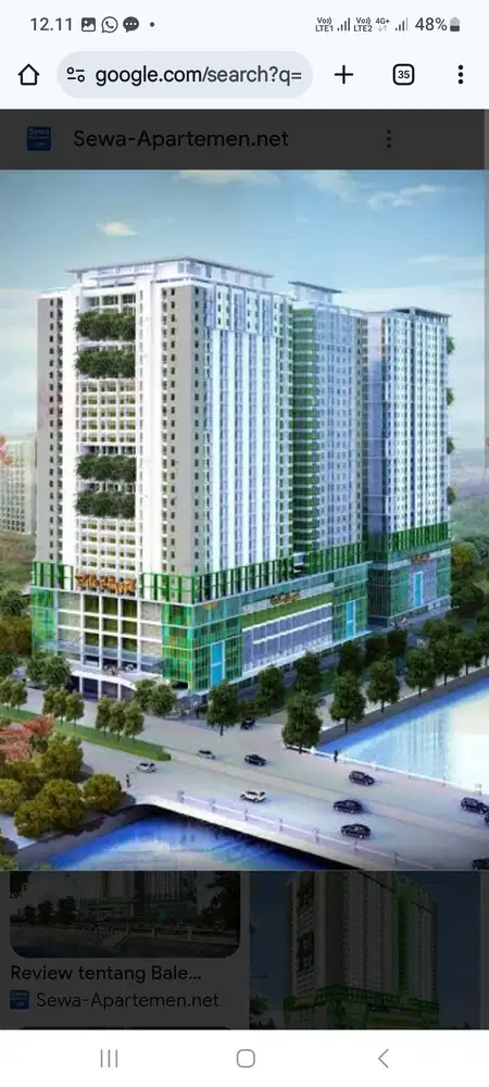 DIJUAL Apartemen Studio Bale Hinggil TOWER A
