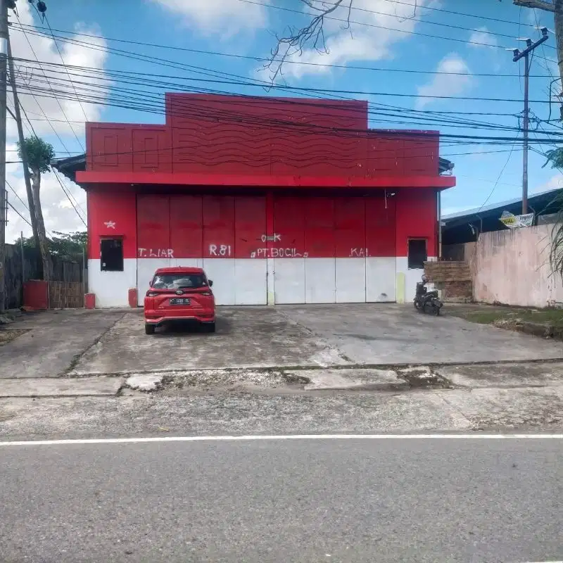 DIJUAL GUDANG + RUMAH + TANAH KOSONG  JL. MT. HARYONO BALIKPAPAN