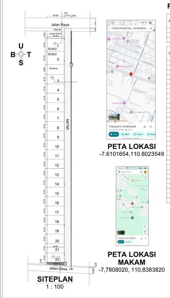 tanah kavling di soba akses mudah dekat pinggir jalan raya