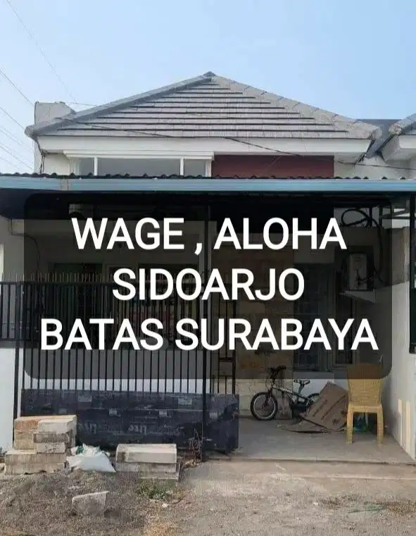 TERMURAH RUMAH WAGE ALOHA MEPET SURAYABA
