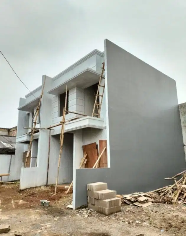 Rumah Baru Bagus  2 Lt akses mobil dekat Taman Mini Jak Tim