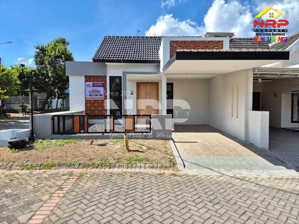 Rumah baru dengan desain minimalis modern di Mendut Regency-Banyuwangi