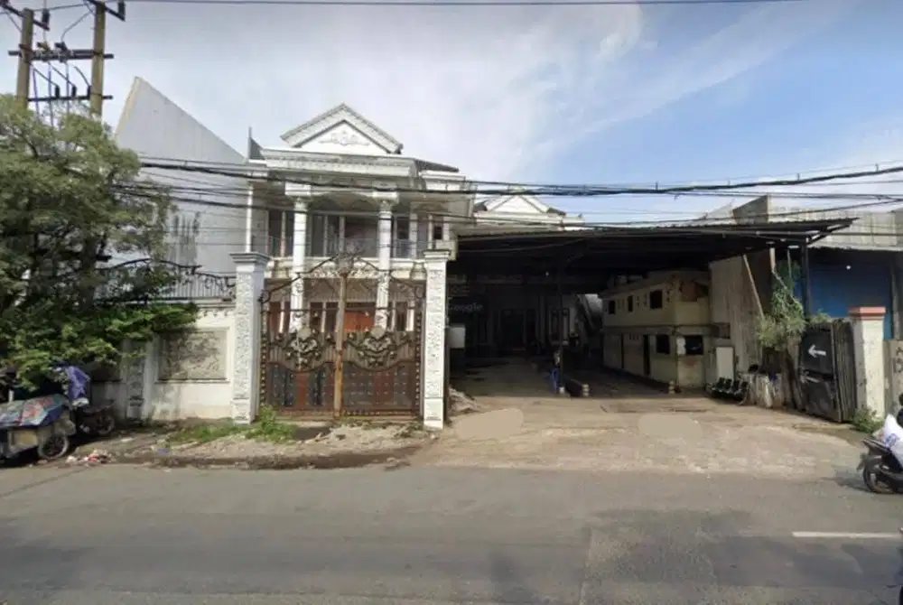 Rumah + Gudang Murah, Strategis Nol Jalan Raya, Kedung Cowek, SBY