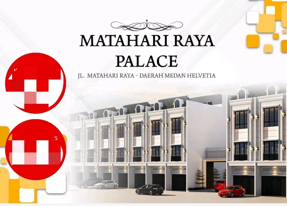 Di Jual Rumah Villa Medan Helvetia di komplek Matahari Raya Palace