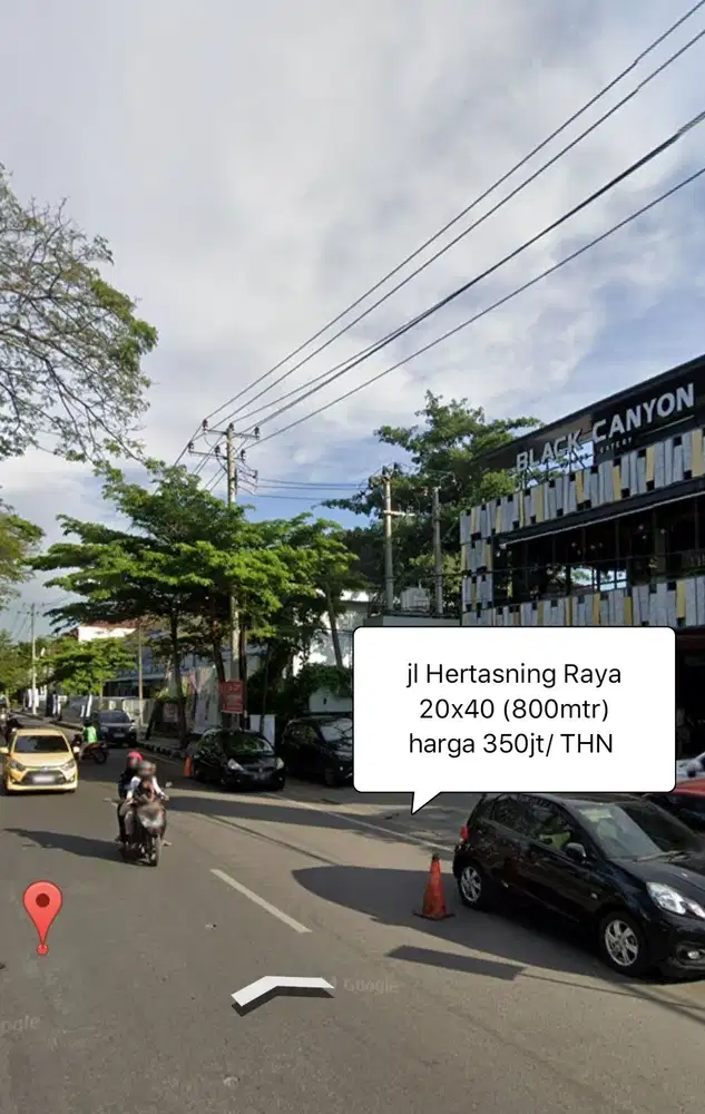 Lokasi sewa Jl Hertasning Raya (800mtr)