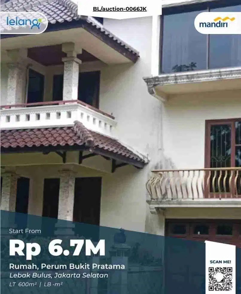 Lelang Rumah Lebak Bulus Jakarta Selatan