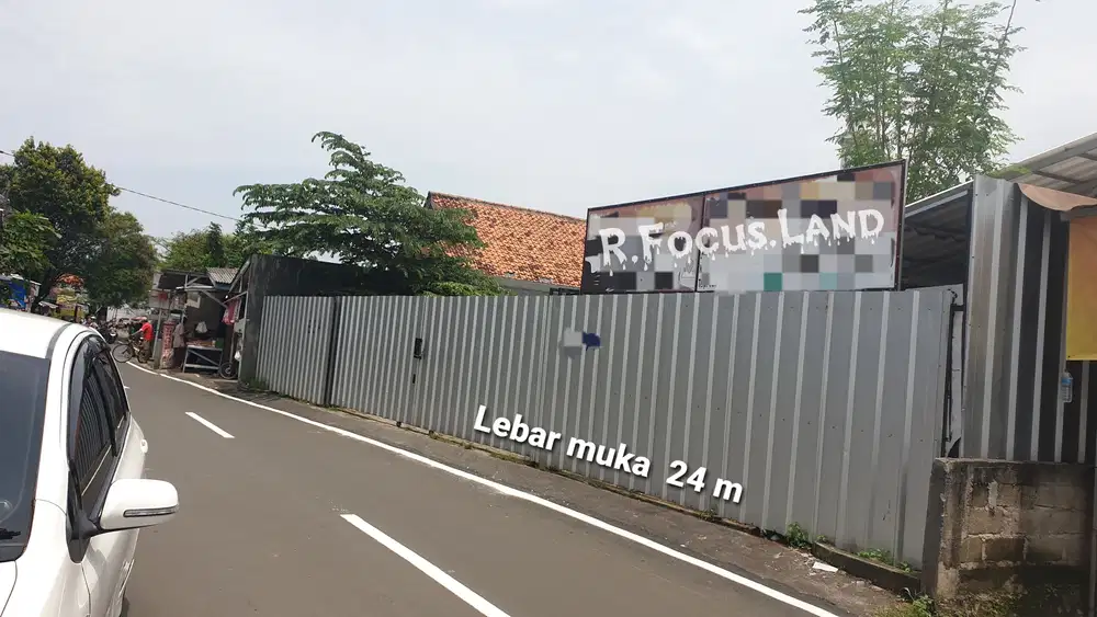 Tanah STRATEGIS Pinggir Jalan dekat bandara pondok cabe pamulang