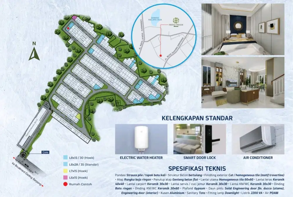 Di jual Rumah Trimezia Kawasan Gading serpong