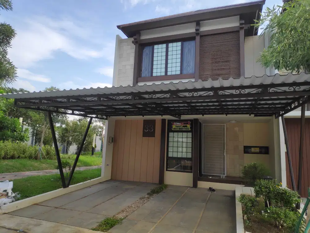 Rumah 2 Lantai Disewakan  Furnish di Lippo Cikarang Cluster The Patio