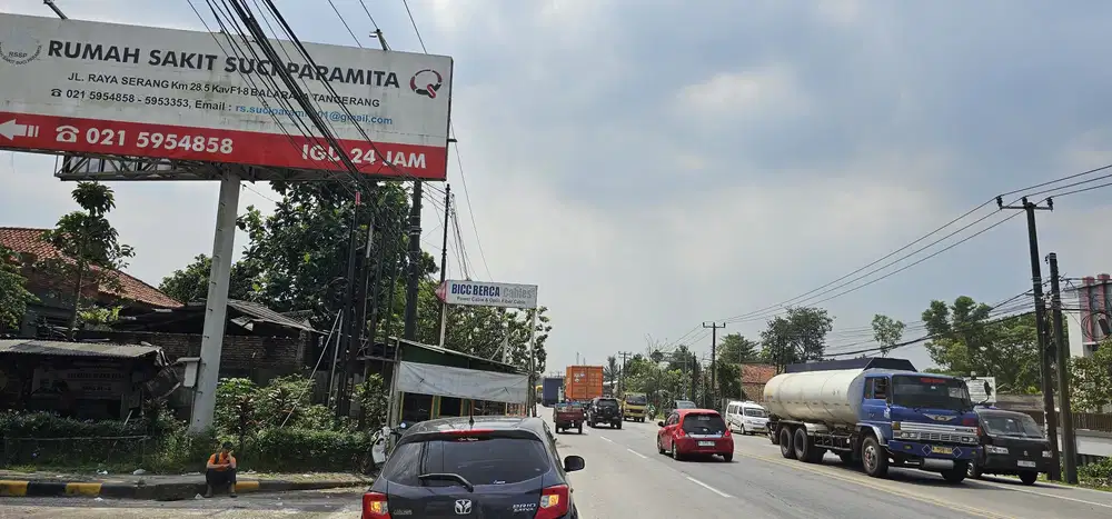 DI JUAL TANAH MURAH BALARAJA PINGGIR JALAN UTAMA