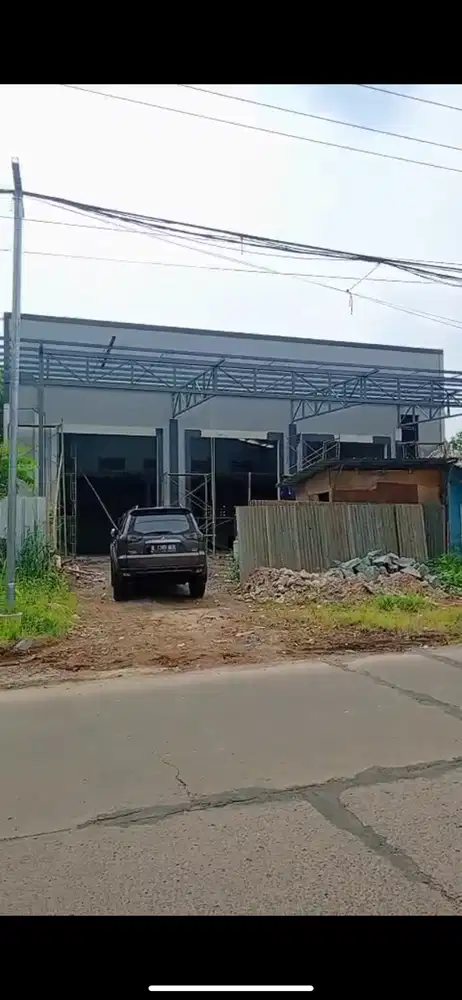 Disewakan atau diJual! New gudang Jambe Tigaraksa