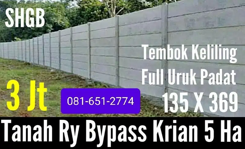 Tanah di Bypass Krian.