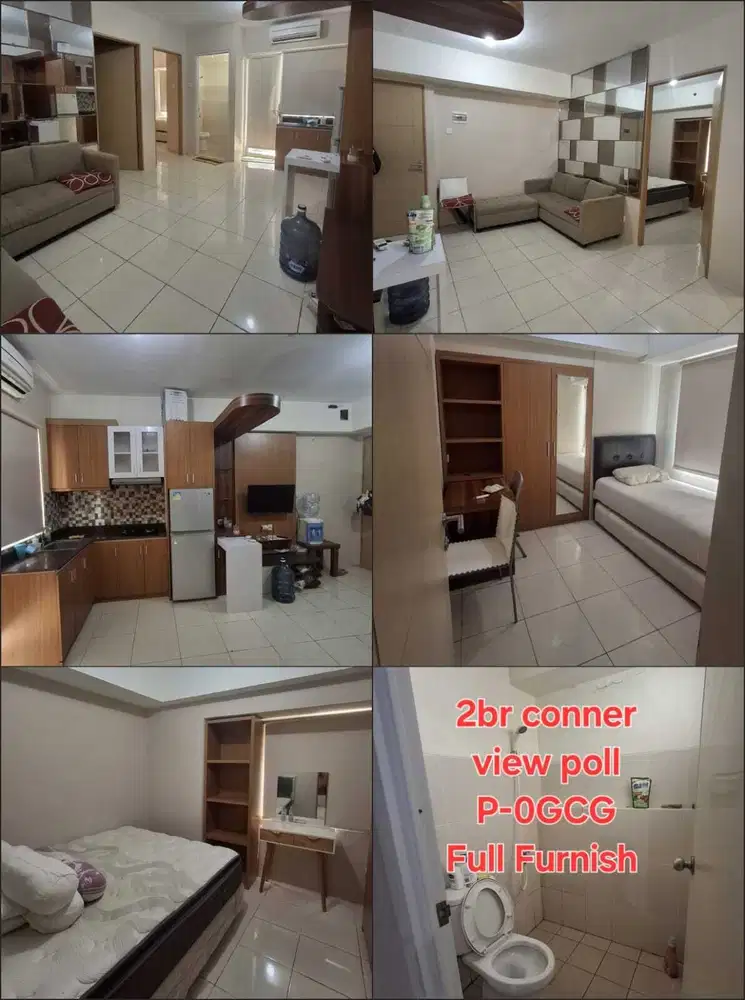 Disewakan Tahunan 2br corner Apartemen educity by Citihome