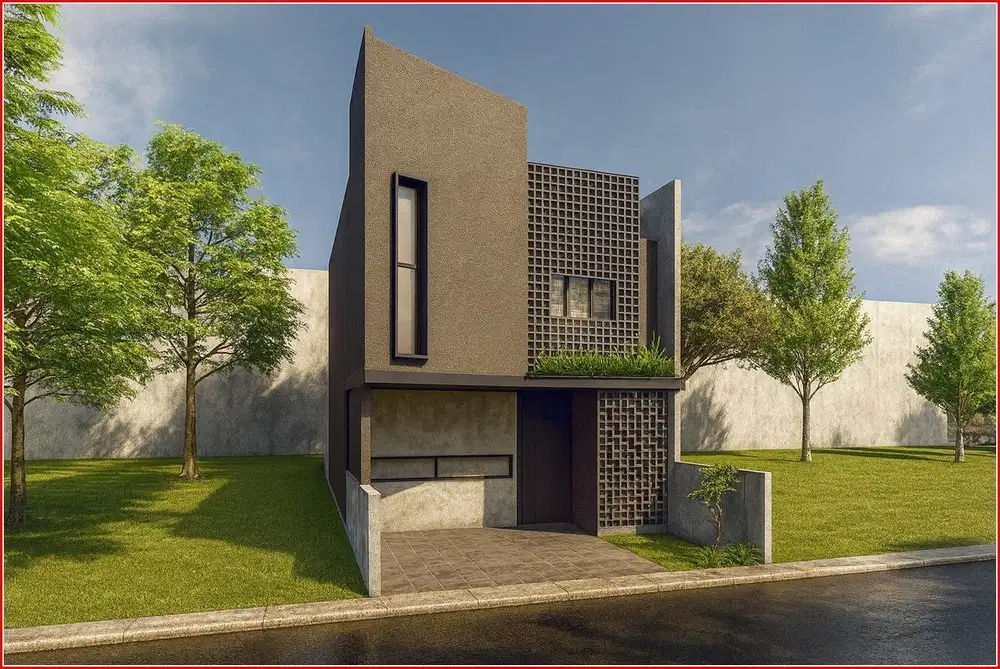 5 Menit Adisucipto, Rumah 2 Lantai Industrial Urban yang Gagah