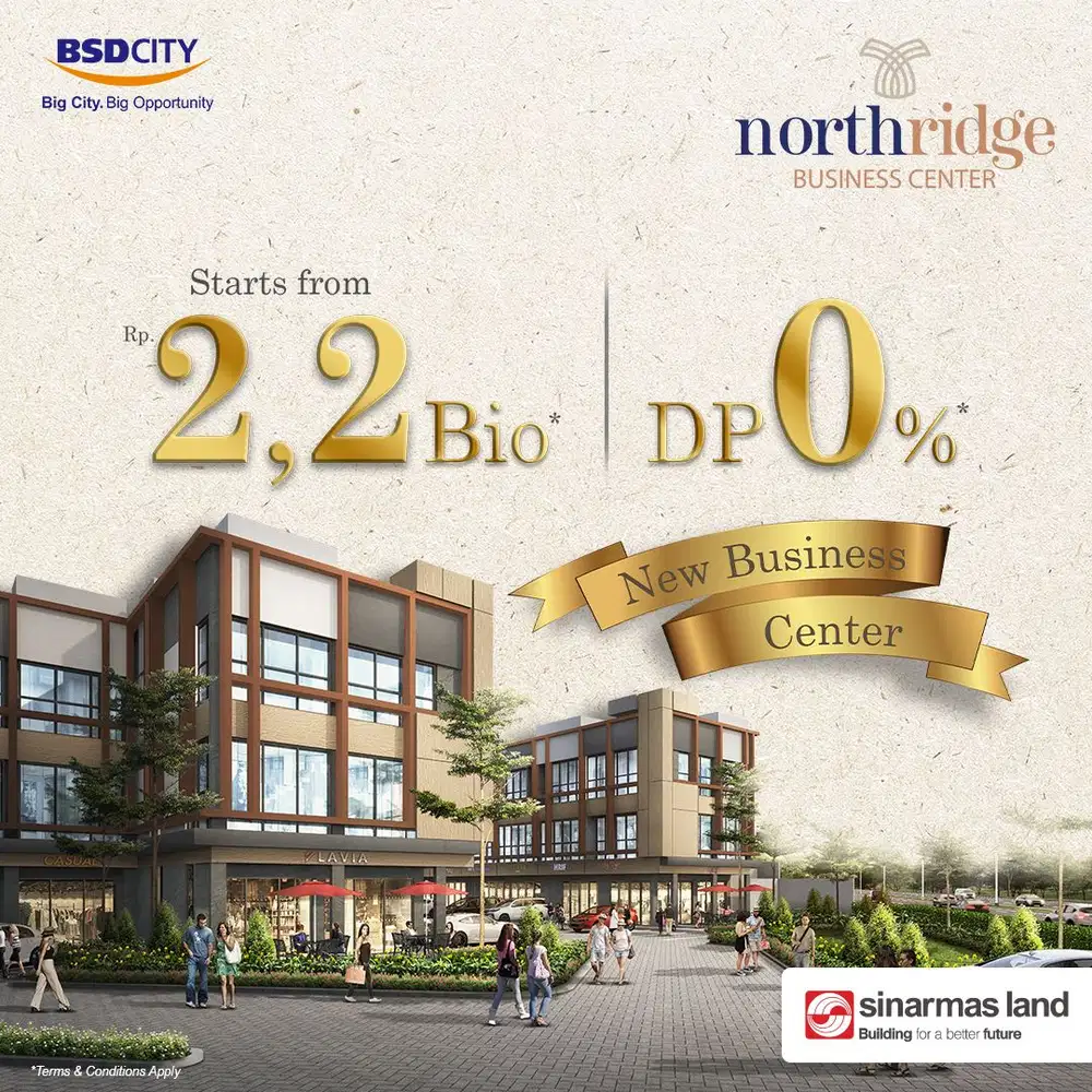Dijual Ruko Northridge