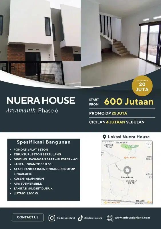 RUMAH MURAH CISARANTEN KULON ARCAMANIK BANDUNG TIMUR