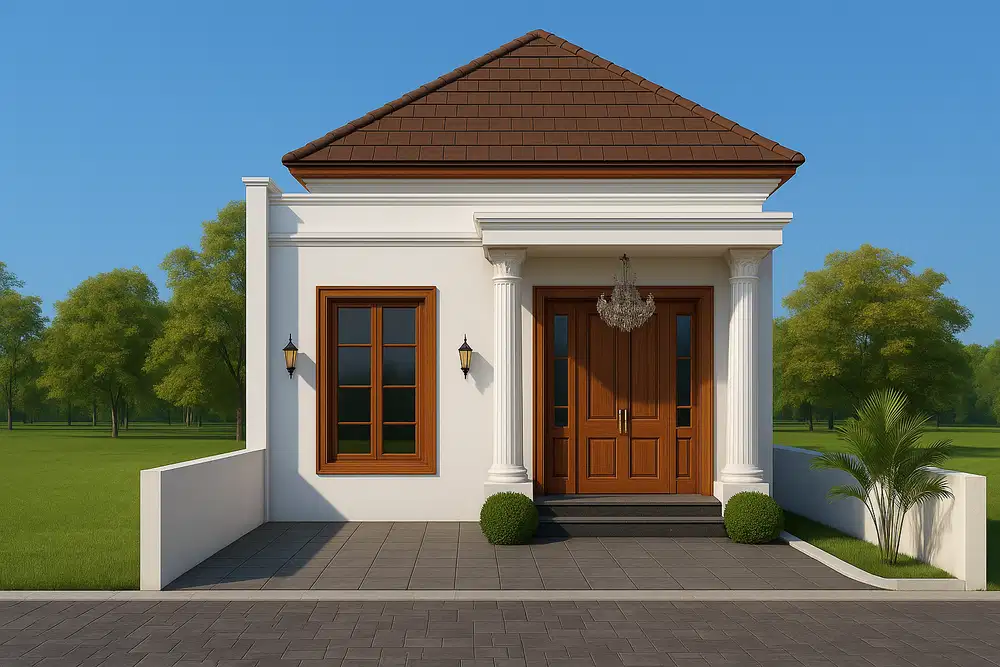 Rumah Klasik Minimalis dengan Sentuhan Elegan,500jutaan