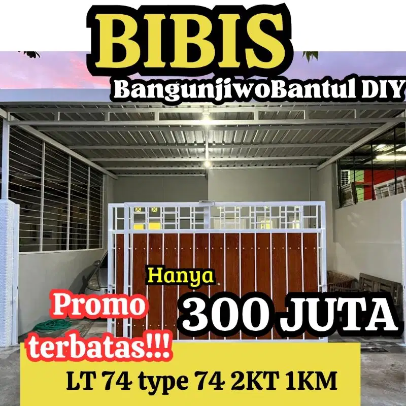 poll murah rumah 300juta dekat ke UMY kasihan Bantul