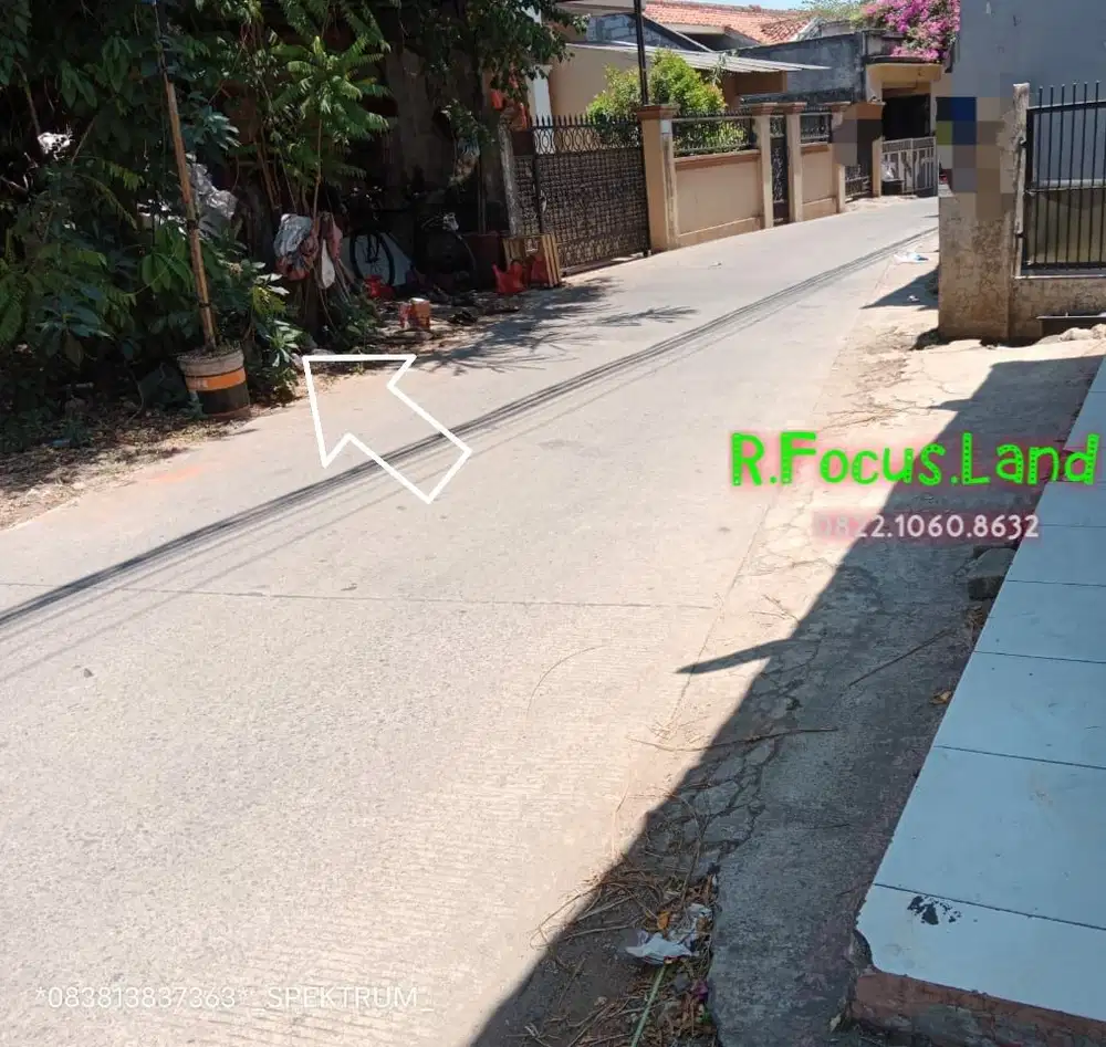 Tanah STRATEGIS Pinggir Jalan 110m PONDOK KACANG pdk aren