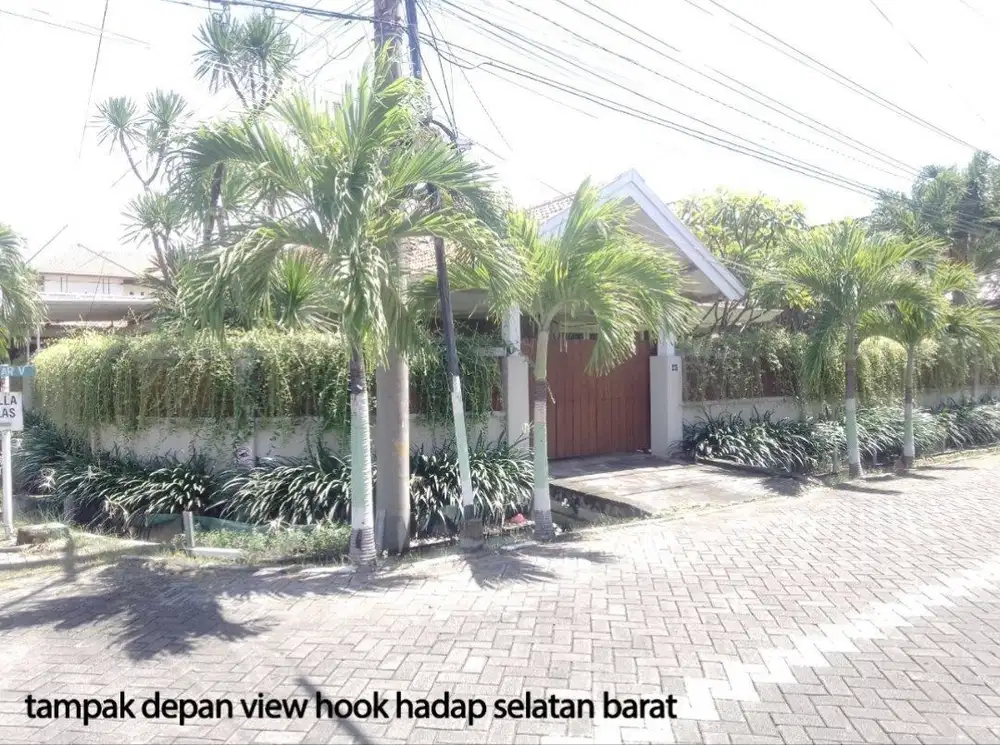 Sukolilo Surabaya | Rumah Luas Hook Pojok 513 m² Manyar Nginden Semolo