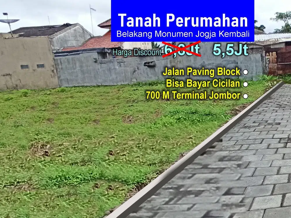 Utara Sekolah Al-Azhar Jogja, Tanah Siap Bangun Sleman