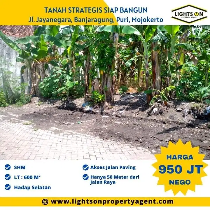 di jual cepat tanah dekat RS GATOEL