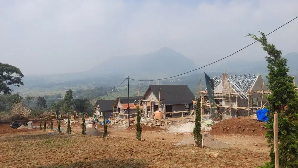Jual Kavling Villa SHM view pegunungan dengan udara sejuk