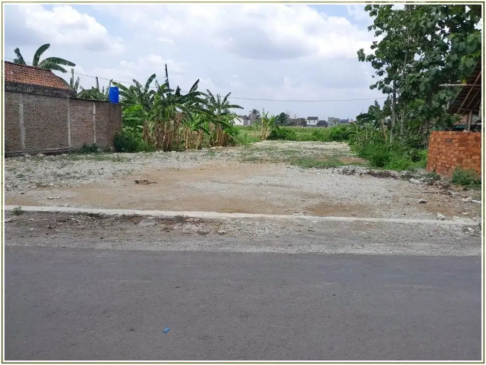 Tanah Dijual Jl.Pleret Dekat Sate Pak Pong