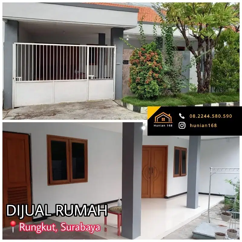 Rumah Rungkut Asri Utara Barat Tengah Lor Harapan Mapan Surabaya