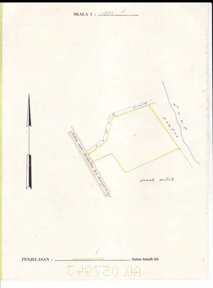 Tanah murah pinggir  pantai  Amed Karangasem