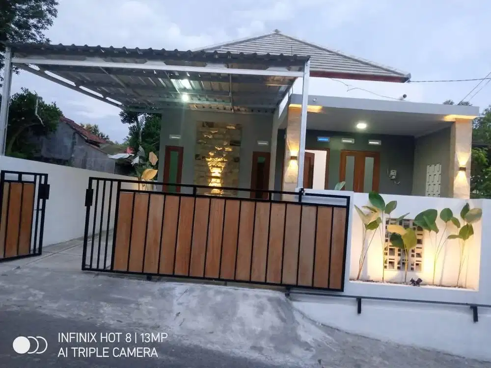 Rumah baru siap huni tanah luas 148m dekat  jalan jogja solo