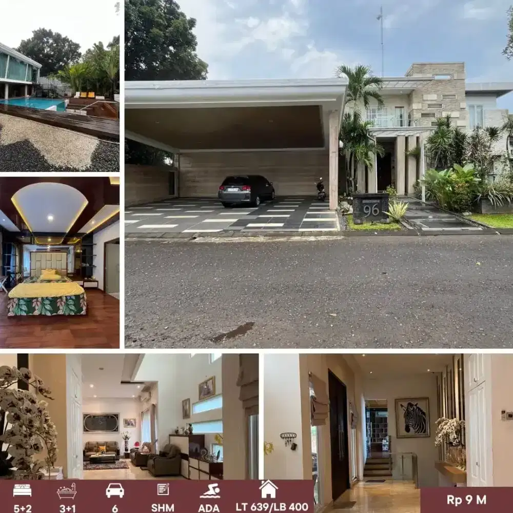 Di jual cepat rumah mewah di sentul city