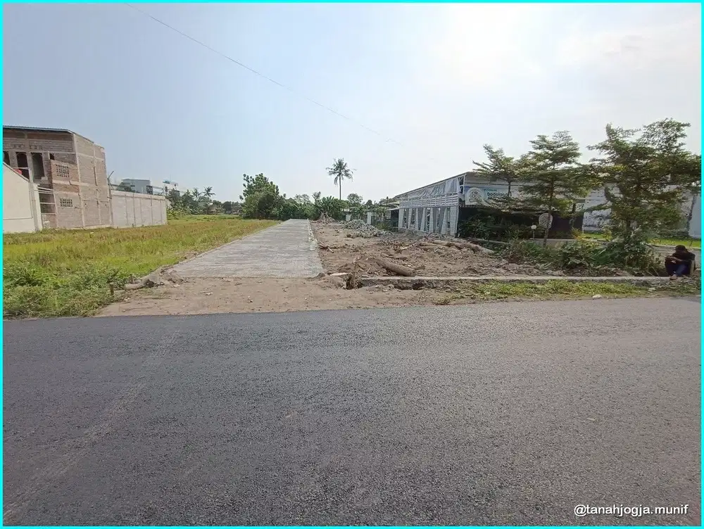 Dekat UMY Jogja, Tanah Tepi Aspal Cocok Untuk Ruko dan Kost