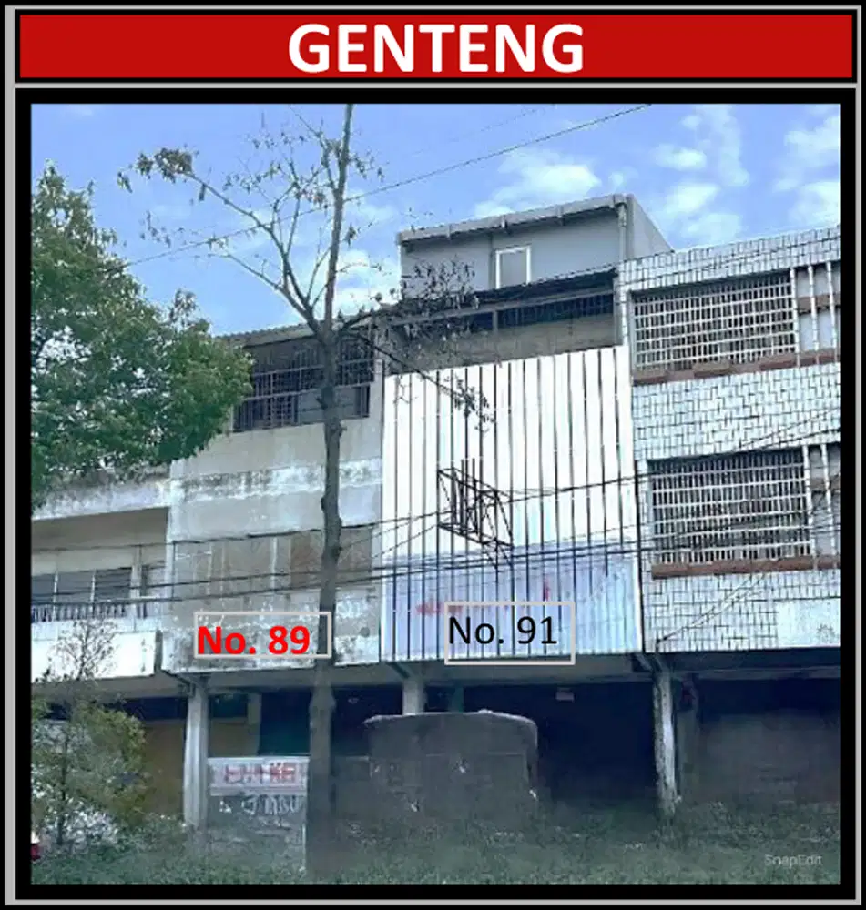 Ruko 3 lantai Jl.Kusuma Bangsa, Surabaya