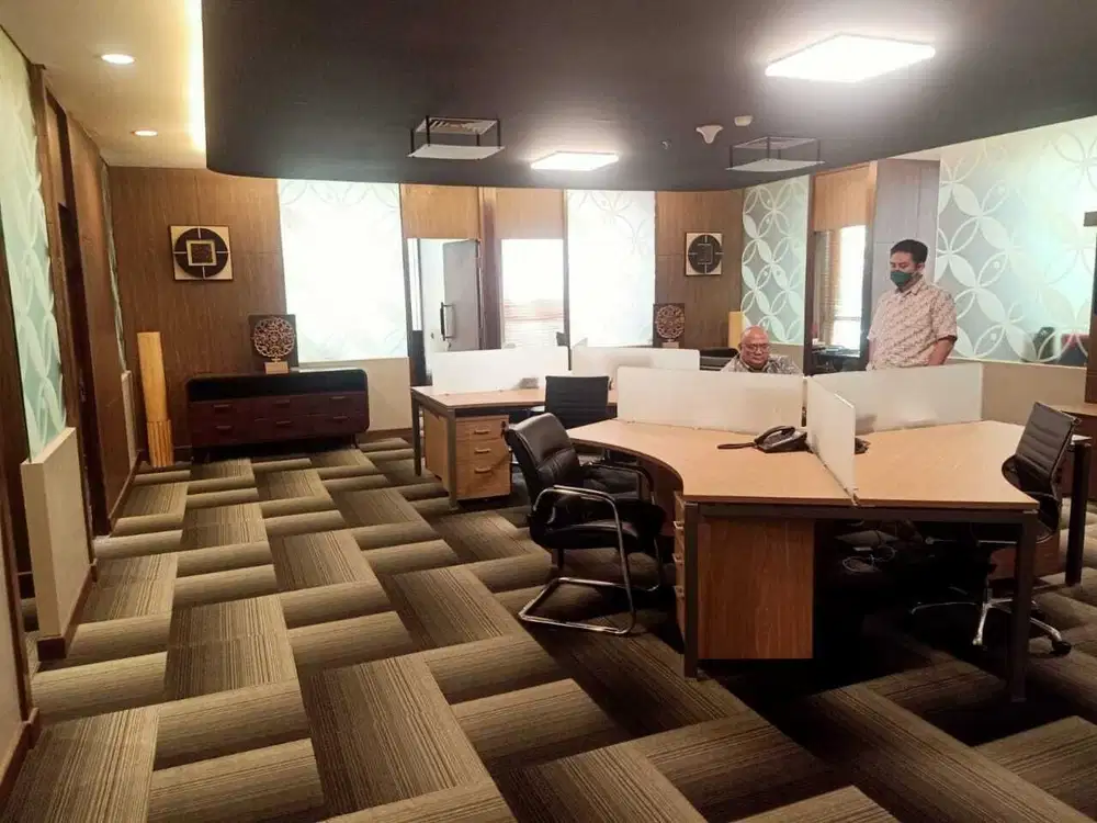 Sewa Kantor Full Furnish 260 m2 di Menara Thamrin Jakpus, Hrg Nego
