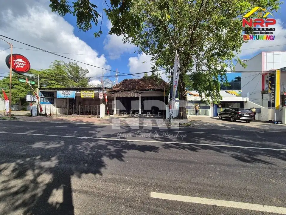 Dijual Tanah Bonus Bangunan Komersil di Jl. A. Yani Banyuwangi