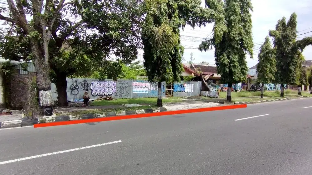 Tanah Pekarangan Pinggir Jalan Solo Sukoharjo 200m dari Nirmala suri