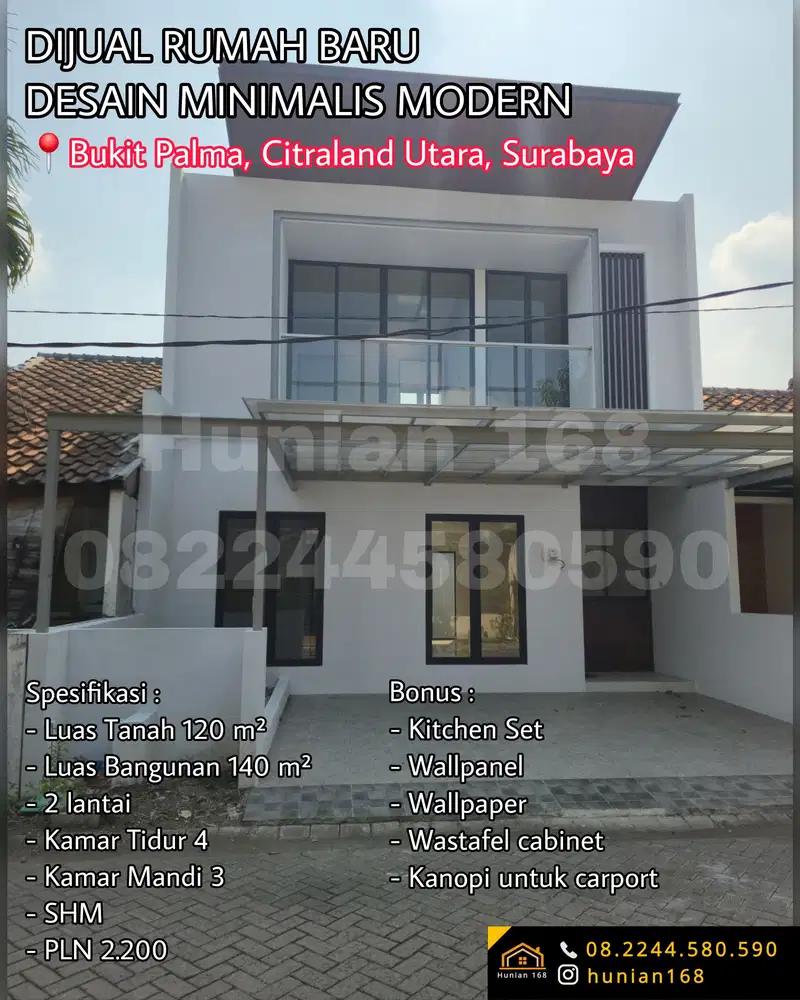 Rumah Baru Minimalis Modern Bukit Palma Grandia Classica Citraland