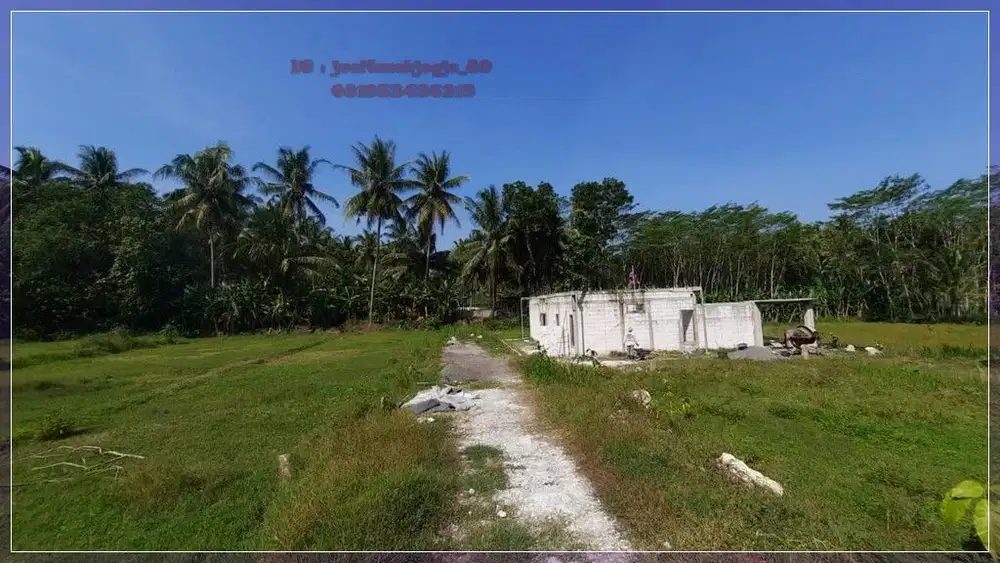 Tanah Murah Kulonprogo di nanggulan hanya 100 jtan