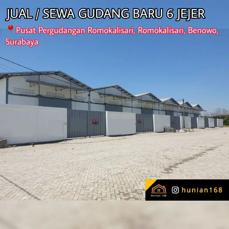 JUAL SEWA Gudang Pusat Pergudangan Fortune Bumi Maspion Romokalisari