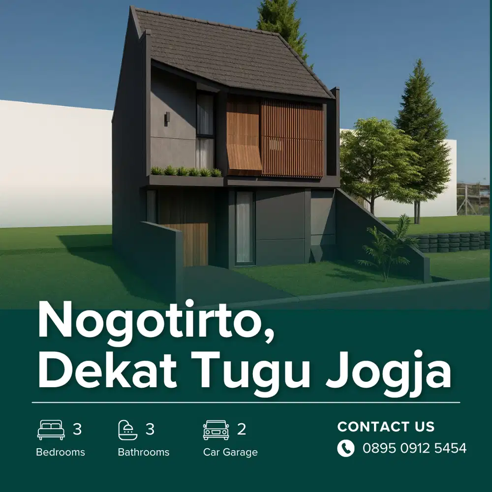 Dalam Ringroad, Rumah Mewah Jogja, Bonus Kolam Renang