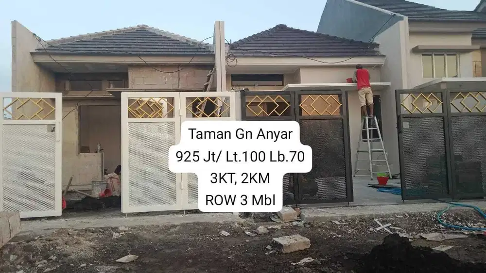 Miliki Rumah Baru 3KT, 2KM Di Gununganyar Dekat OERR, UPN, Wiguna MERR