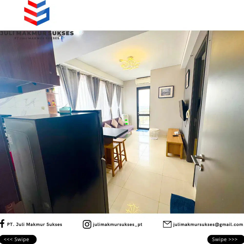 Disewa Apartemen 2BR Full Furnished Siap Huni di One Residence Batam